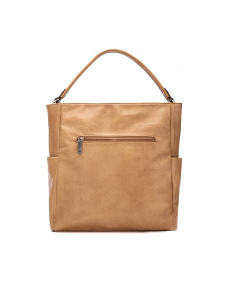 REFRESH bolso hombro cremalleras camel