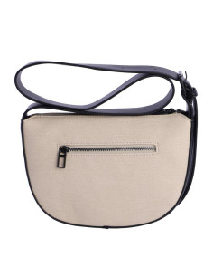 Don Algodon bolso hombro beige/negro 2