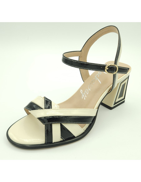 ROCKAWAY sandalia tacon ancho