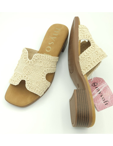 MYSOFT chancla pala detalle cuerda