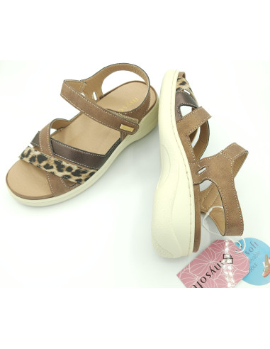 MYSOFT sandalia plantilla extraible