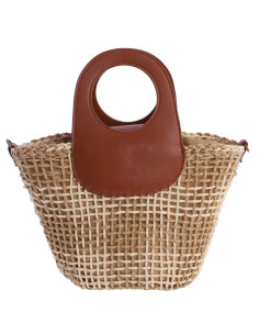 AMICHI bolso mano rafia 2