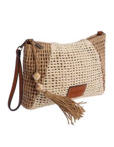 AMICHI bolso mano rafia