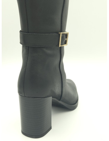 PITILLOS Bota alta en napa negro