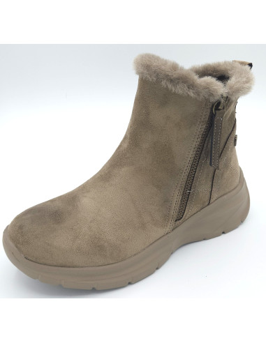 REFRESH botin antelina taupe