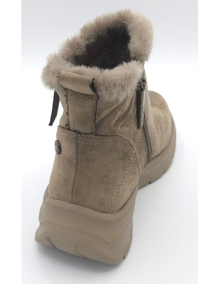 REFRESH botin antelina taupe