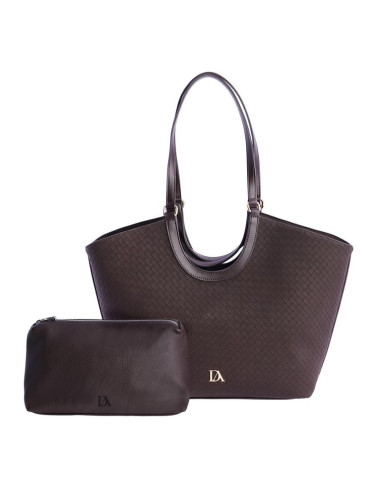 Don Algodon bolso shopper marron