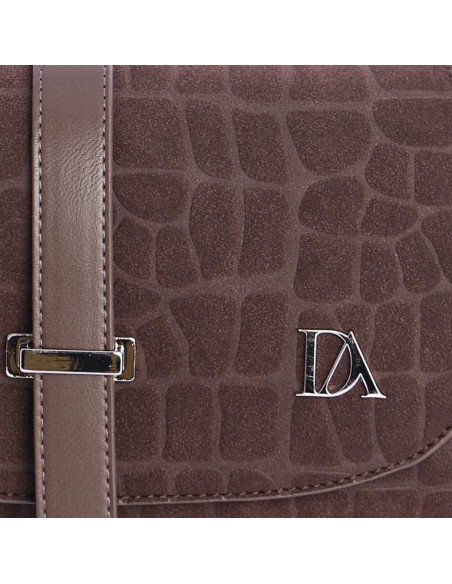 Don Algodon bolso solapa c/b marron