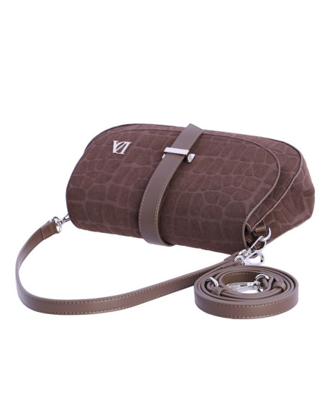 Don Algodon bolso solapa c/b marron