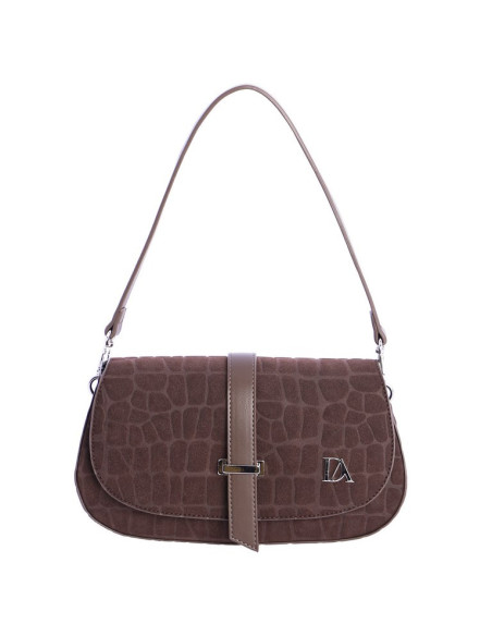 Don Algodon bolso solapa c/b marron