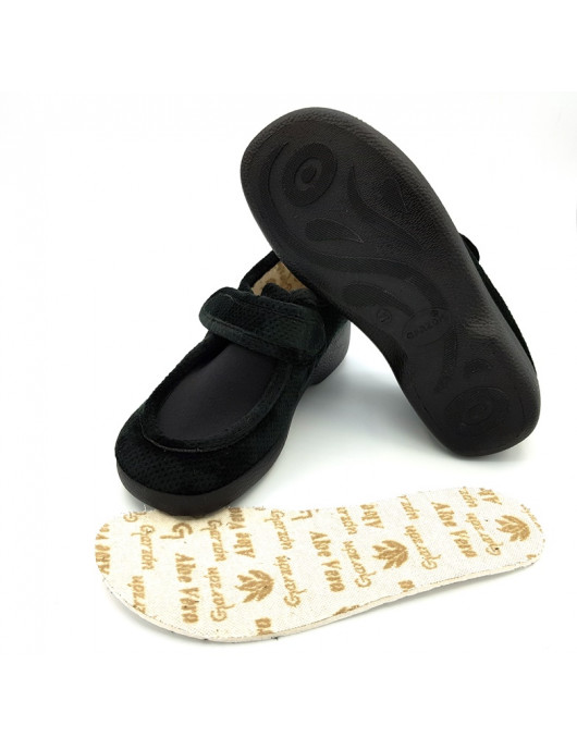 GARZON Zapatilla casa Aloe Vera señora velcro licra