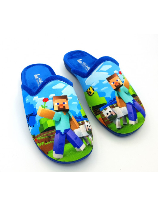 VULCA-BICHA Zapatillas casa niño bloques lego