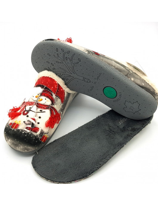 J.ORTEGA Zapatillas casa señora nieve