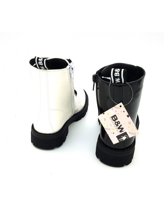 B&W Conguitos bota niña militar charol