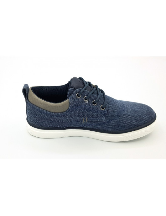 CHIKA10 Zapato lona niño marino