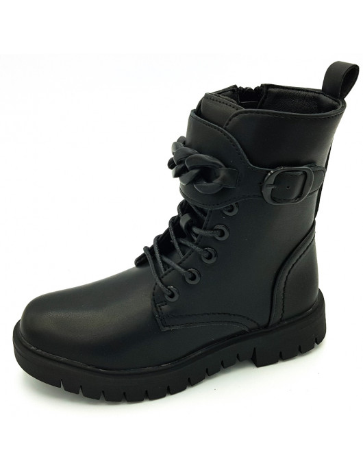 CHICA10 Bota militar cadena