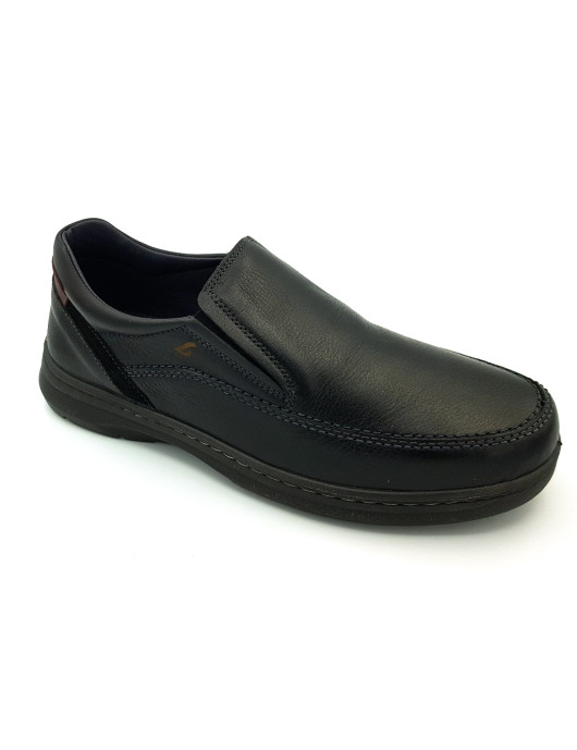 LUISETTI Zapato hombre piel napa negro