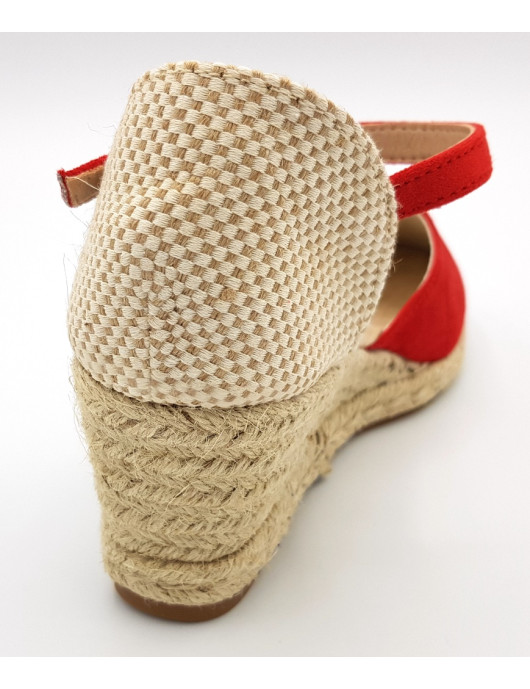 AMARPIES Esparteñ cuña rojo