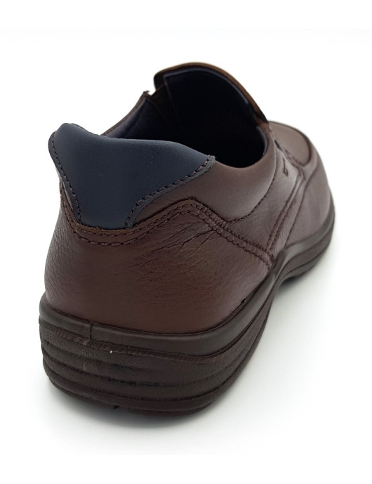Luisetti Mocasín hombre confort piel napa coñac