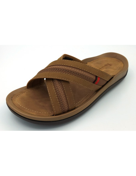 REFRESH Sandalia hombre cruzada
