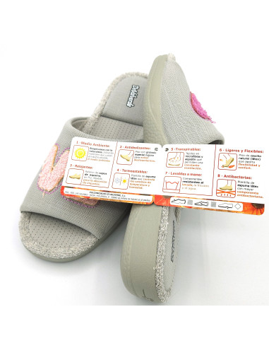 DEVALVERDE Zapatilla casa Pinki Love