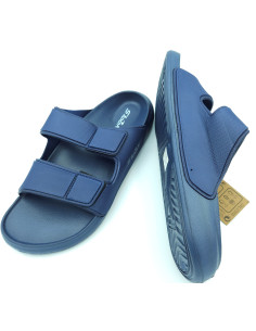 SLOOK Chancla doble velcro hombre
