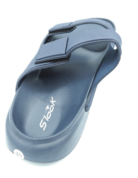 SLOOK Chancla doble velcro hombre