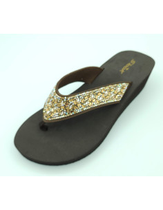 SLOOK Chancla dedo Golden
