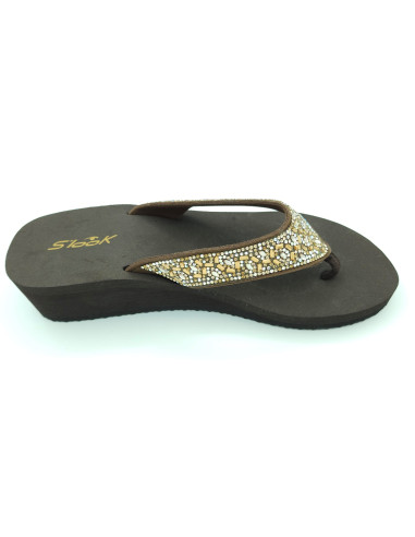 SLOOK Chancla dedo Golden