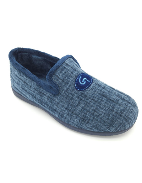 GARZON Zapatilla casa hombre marino cerrada