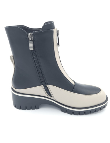 AZAREY botin combinado negro hielo