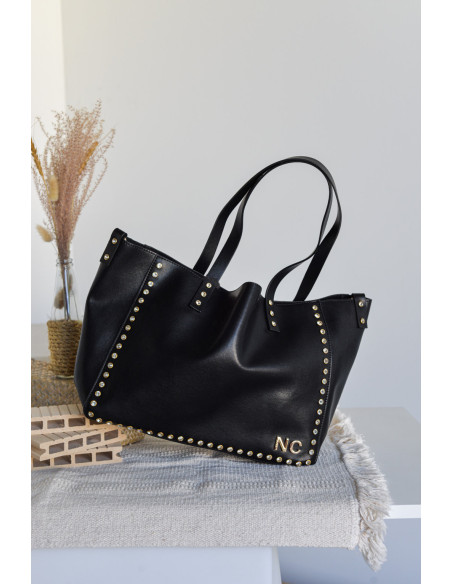 NOCO shopper tachas cristal negro