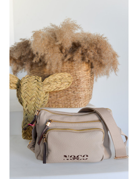 NOCO bandolera grande grano Noco beige