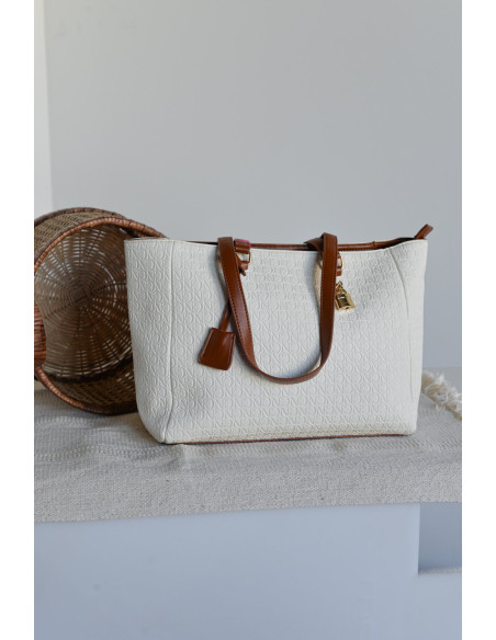 NOCO bolso asas shopper NC logo blanco