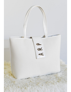 AGATHA bolso shopper blanco