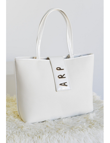 AGATHA bolso shopper blanco