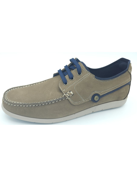 LUISETTI mocasin nobuck cordones
