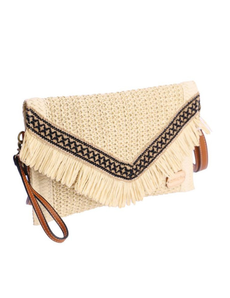 Amichi cartera mano bandolera natural