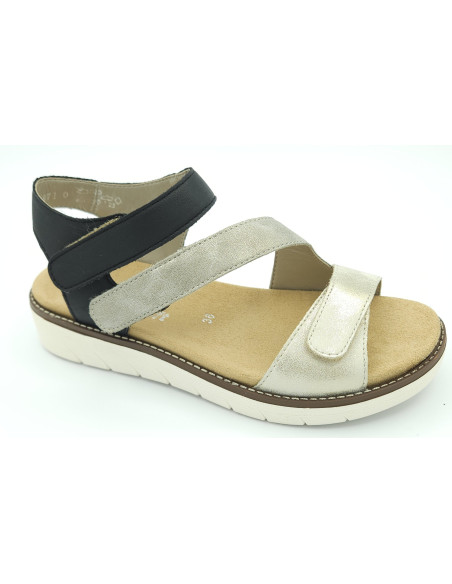REMONTE sandalia triple velcro plantilla extraible