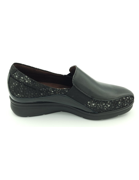 PITILLOS mocasin combinado charol