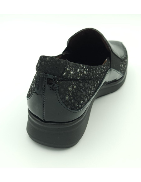 PITILLOS mocasin combinado charol